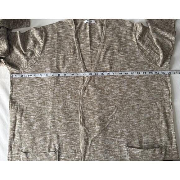 New Madewell Summer Ryder Cardigan in Marled Olive Women's Size 2X - Picture 9 of 9